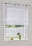OTTO home Raffrollo Idaho, mit Schlaufen, Transparent, Voile, Polyester
