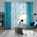 OTTO home Gardine DIMONA (2 St), Schlaufen, transparent, Voile, 2-er Set, Voile,