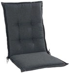 GO-DE Polsterauflage OREGNA, 50 x 110 cm, Grau, f&uuml;r Mittellehnst&uuml;hle, (1 St),