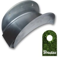 Bradas Wandhalter Wandschlauchhalter aus Metall silber f&uuml;r Gartenschlauch ECO-WF114,