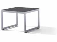 sieger EXKLUSIV Gartentisch Sieger Loungetisch mit Glasplatte 60x60x44 cm (1)