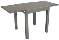 DEGAMO Gartentisch MARINA (1-St), 70x70cm, ausziehbar auf 140cm, Aluminium grau...