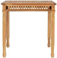 vidaXL Gartentisch, Garten-Esstisch 80x80x80 cm Massivholz Teak