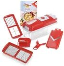 Genius Gem&uuml;seschneider Nicer Dicer Smart Zerkleiner Gem&uuml;sehobel 6tlg. f&uuml;r W&uuml;rfel