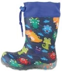 Beck Regenstiefel Blinking Monsters mit Warmfutter Gummistiefel (f&uuml;r Jungen, f&uuml;r