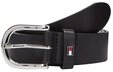 Tommy Hilfiger Lederg&uuml;rtel New Danny mit dezenter Logo-Schlaufe