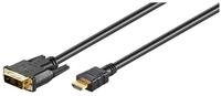 Goobay goobay Adapterkabel DVI-D Stecker > HDMI Stecker, HDMI-Kabel