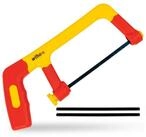Wiha B&uuml;gels&auml;ge Elektriker (43125), mit 3 S&auml;gebl&auml;ttern 150 mm, sauberer...