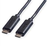 ROLINE USB 2.0 Ladekabel, Micro B - Micro B, ST/ST USB-Kabel, USB 2.0 Typ Micro B