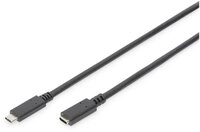 Digitus Digitus USB-C 3.2 Gen2 Verl&auml;ngerungskabel, USB-C - USB-C USB-Kabel