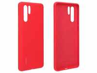 Huawei Handyhülle P30 Pro Silikon Cover Case rot