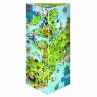 HEYE Spiel, Puzzle - United Dragons of Europe, Degano - Triangular 4000 Teile