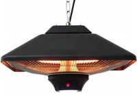 WDH Heizstrahler Decke WDH-200LS, 2000 W, Mit integrierter LED-Lampe