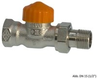 IMI Heimeier Heizk&ouml;rper HEIMEIER Thermostat-Ventilunterteil Eclipse, Durchgang,