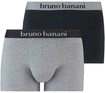Bruno Banani Boxer Flowing (2er Pack) mit kontrastreichem Logobund