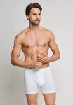 Schiesser Boxershorts Essentials mit Eingriff, bequeme Feinripp-Qualit&auml;t,...