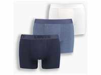 Levi's® Boxershorts (Packung, 3-St) LEVIS MEN PREMIUM BOXER BRIEF 3P, blau