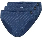 CiTO Slip 3er Pack Herren Slip Alloverdruck MicroModal (Packung, 3-St) blau 8