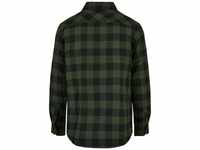 URBAN CLASSICS Langarmhemd Urban Classics Herren Padded Check Flannel Shirt (1-tlg)