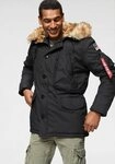 Alpha Industries Parka POLAR JACKET schwarz S (44/46)