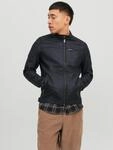 Lederimitatjacke JACK & JONES "JJEROCKY in Kunstlederoptik mit