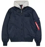 Alpha Industries Bomberjacke MA-1 TT Hood Light blau S (44/46)
