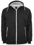 URBAN CLASSICS Windbreaker Urban Classics Herren Contrast Windrunner (1-St) schwarz