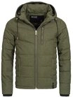 Indicode Steppjacke Herren Circus Herrenjacke Daunen-Optik mit abnehmbarer Kapuze