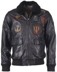 TOP GUN Lederjacke TGJ1001