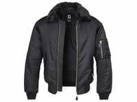 Brandit Winterjacke Brandit Herren MA2 Jacket Fur Collar (1-St), schwarz