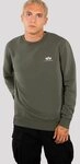 Alpha Industries Sweatshirt Basic Sweater small Logo Baumwollmischung, regular fit