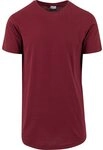 URBAN CLASSICS Kurzarmshirt Urban Classics Herren Shaped Long Tee (1-tlg)