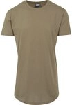 URBAN CLASSICS Kurzarmshirt Urban Classics Herren Shaped Long Tee (1-tlg)