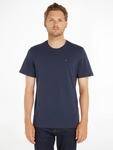 T-Shirt TOMMY JEANS "TJM ESSENTIAL SOLID", Herren, Gr. S, blau (schwarz iris),