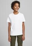Rundhalsshirt JACK & JONES JUNIOR "JJEORGANIC figurbetont, atmungsaktiv,