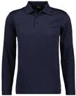 RAGMAN Langarm-Poloshirt Basic (1-tlg) Poloshirt - Baumwolle - Atmungsaktiv -
