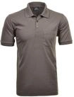 Poloshirt RAGMAN "Poloshirt Softknit-Polo", Herren, Gr. XL, braun, Obermaterial: 70%