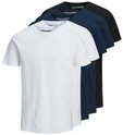 Jack & Jones T-Shirt JJEORGANIC BASIC TEE SS O-NE 5PK MP NOOS (Packung, 5-tlg.,