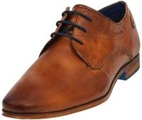bugatti Schn&uuml;rschuh, Blockabsatz, Abendschuh, Businessschuh in eckiger Karreeform