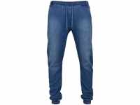 URBAN CLASSICS Bequeme Jeans Urban Classics Herren Knitted Denim Jogpants...
