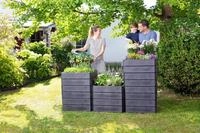 GARANTIA Hochbeet Ergo Quadro S / 645115 (Set, je 4 Elemente mit einer Gesamth&ouml;he
