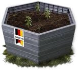 GARANTIA Hochbeet ERGO Hochbeet XL 75 Wood, inkl. FLORA Wassersparsystem