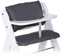 Hauck Hochstuhlauflage Deluxe - Grau, (2 St), 2 tlg. Sitzkissen f&uuml;r Alpha Hochstuhl