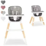 lionelo Hochstuhl Mona (TOP), 4in1bis 75kgWaschbar Polsterung grau