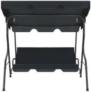 vidaXL Hollywoodschaukel, Gartenschaukel Anthrazit 170&times;110&times;153 cm