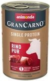Animonda GranCarno Adult Rind pur 400 g - 6 St&uuml;ck, Nassfutter f&uuml;r: Hund