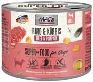 MAC'S Rind & K&uuml;rbis 200 g - 6 St&uuml;ck, Nassfutter f&uuml;r: Hund