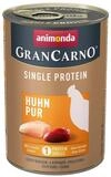 Animonda GranCarno Adult Huhn pur 400 g - 6 St&uuml;ck, Nassfutter f&uuml;r: Hund