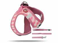 Curli Vest Air-Mesh & Basic Leine 3XS Pink Caro