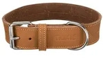TRIXIE Hunde-Halsband Rustic Fettleder-Halsband Heartbeat - braun - 47&ndash;55...